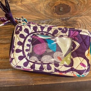 Vera Bradley wristlet and phone wallet